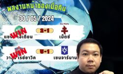 อู๋แมนสกอร์FM99 ทรรศนะบอล พฤหัสบดี ที่ 30 เดือน พฤษภาคม 2567