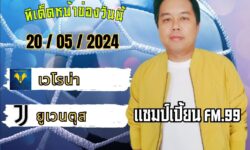 แชมป์เปี้ยนFM99 ทรรศนะบอลประจำวัน จันทร์ ที่ 20 เดือน พฤษภาคม 2567