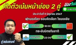 อู๋แม่นสกอร์FM99 ทรรศนะบอลวันที่ 11 เดือน มิถุนายน 2567
