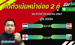 อู๋แม่นสกอร์FM99 ทรรศนะบอลวันที่ 25 เดือน มิถุนายน 2567