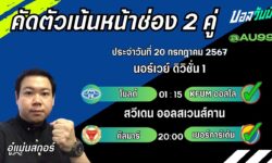 อู๋แม่นสกอร์FM99 ทรรศนะบอลวันที่ 20 เดือน กรกฎาคม 2567