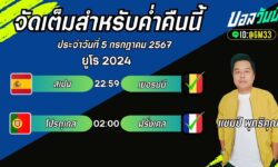 แชมป์เปี้ยนFM99 ทรรศนะบอลวันที่ 5 เดือน กรกฎาคม 2567