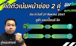 อู๋แม่นสกอร์FM99 ทรรศนะบอลวันที่ 27 เดือน สิงหาคม 2567