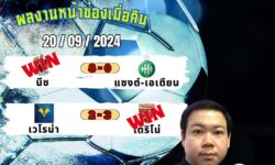 อู๋แม่นสกอร์FM99 ทรรศนะบอลวันที่ 20 เดือน กันยายน 2567