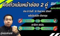 อู๋แม่นสกอร์FM99 ทรรศนะบอลประจำวันเสาร์ ที่ 21 เดือน กันยายน 2567
