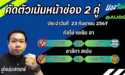 อู๋แม่นสกอร์FM99 ทรรศนะบอลประจำวันเสาร์ ที่ 23 เดือน กันยายน 2567