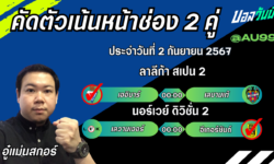อู๋แม่นสกอร์FM99 ทรรศนะบอลวันที่ 2 เดือน กันยายน 2567