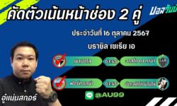 อู๋แม่นสกอร์FM99 ทรรศนะบอลประจำวันที่ 16 เดือน ตุลาคม 2567