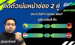อู๋แม่นสกอร์FM99 ทรรศนะบอลประจำวันที่ 11 เดือน ตุลาคม 2567