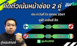 อู๋แม่นสกอร์FM99 ทรรศนะบอลประจำวันที่ 13 เดือน ตุลาคม 2567