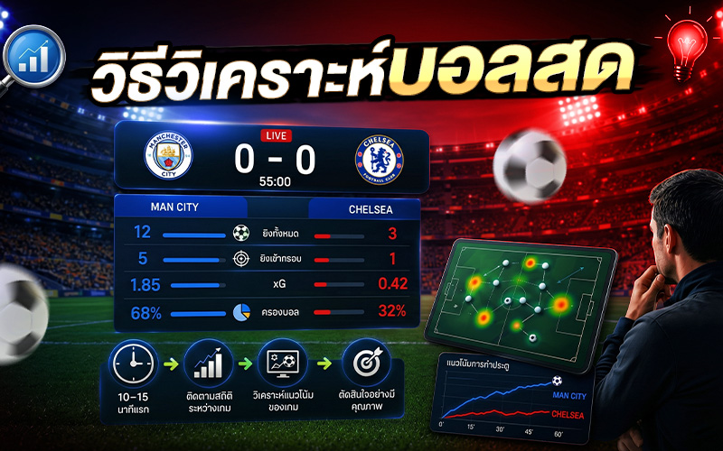 วิธีวิเคราะห์บอลสด