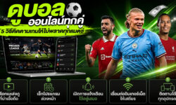 ดูบอลออนไลน์ทุกคู่ กับ 5 วิธีติดตามเกมให้ไม่พลาดทุกแมตช์