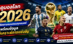 ดูบอลโลก 2026 ติดตามแบบครบทุกแมตช์ พร้อมข้อมูลวิเคราะห์การแข่งขัน