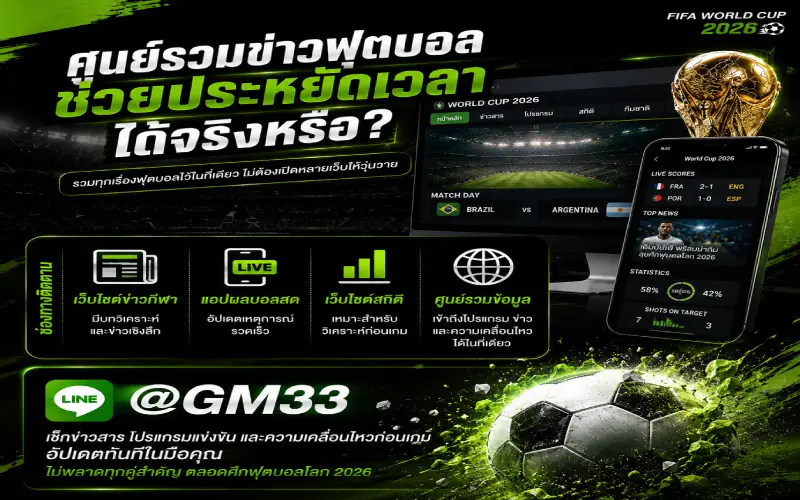 รวมข่าวบอลโลก 2026