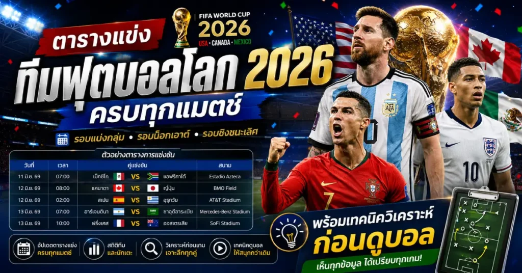 ตารางแข่งทีมฟุตบอลโลก