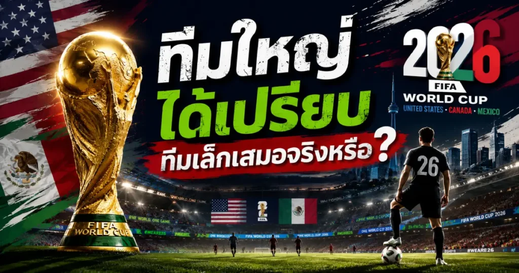 ทีมใหญ่ได้เปรียบทีมเล็ก