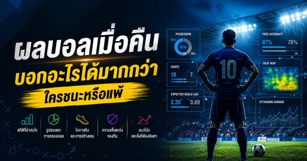 ผลบอลเมื่อคืน