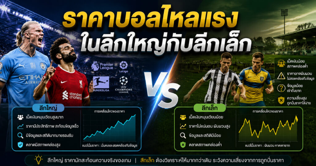 ลีกใหญ่กับลีกเล็ก