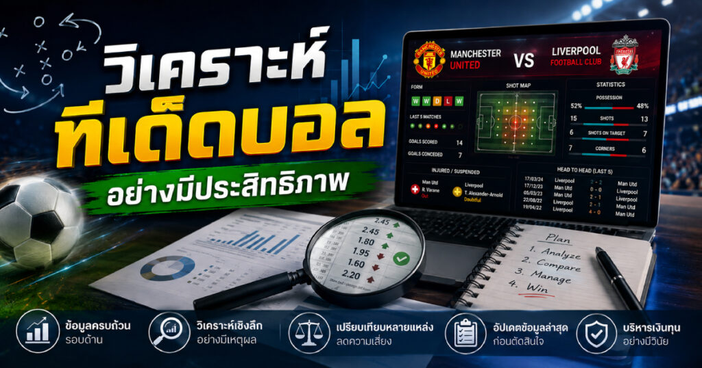 วิเคราะห์ทีเด็ดให้มีประสิทธิภาพ