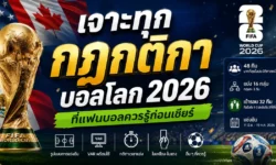 เจาะทุกกฎกติกาบอลโลก 2026 ที่แฟนบอลควรรู้ก่อนเชียร์