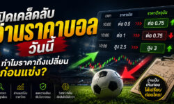 เปิดเคล็ดลับอ่านราคาบอลวันนี้ ทำไมราคาถึงเปลี่ยนก่อนแข่ง?
