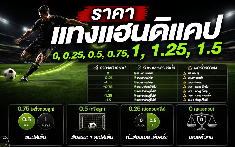 ราคาแทงบอลแฮนดิแคป