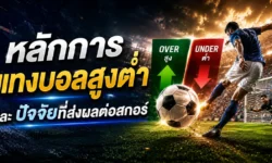 เข้าใจหลักการแทงบอลสูงต่ำและปัจจัยที่ส่งผลต่อสกอร์ก่อนตัดสินใจ