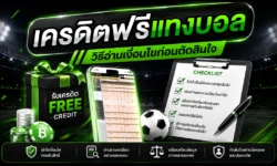 เครดิตฟรีแทงบอลคืออะไร? วิธีอ่านเงื่อนไขก่อนตัดสินใจ
