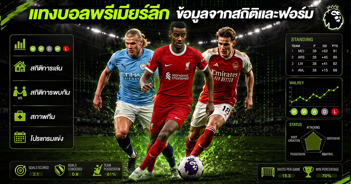 แทงบอลพรีเมียร์ลีก