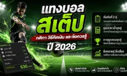 แทงบอลสเต็ป 2026 คืออะไร? กติกา วิธีคิดเงิน และข้อควรรู้