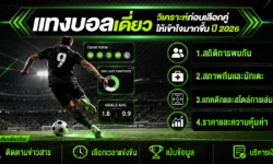วิธีวิเคราะห์ก่อนเลือกคู่แทงบอลเดี่ยวให้เข้าใจมากขึ้น ปี 2026