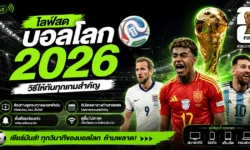 วิธีดูไลฟ์สดบอลโลก 2026 ให้ทันทุกเกมสำคัญ