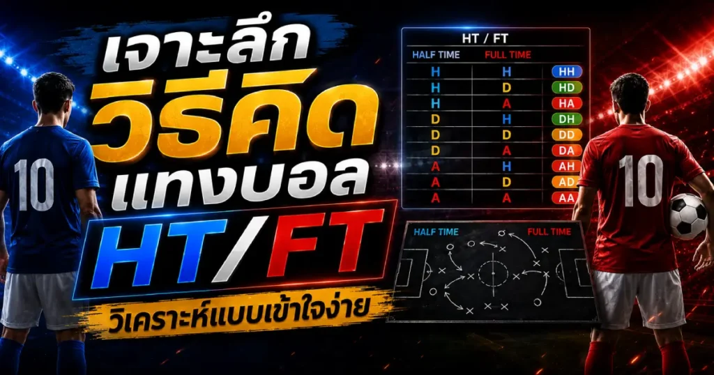วิเคราะห์วิธีคิดแทงบอล HT