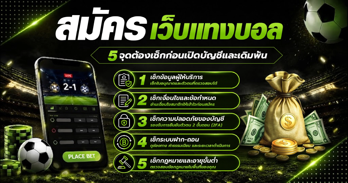 สมัครเว็บแทงบอล