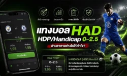 แทงบอล HAD หรือ HDP/Handicap 0-2.5 อ่านราคาอย่างไรให้เข้าใจ