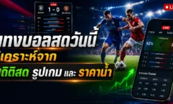 แทงบอลสดวันนี้ พร้อมวิธีวิเคราะห์บอลสดจากสถิติสด รูปเกม และราคาน้ำ