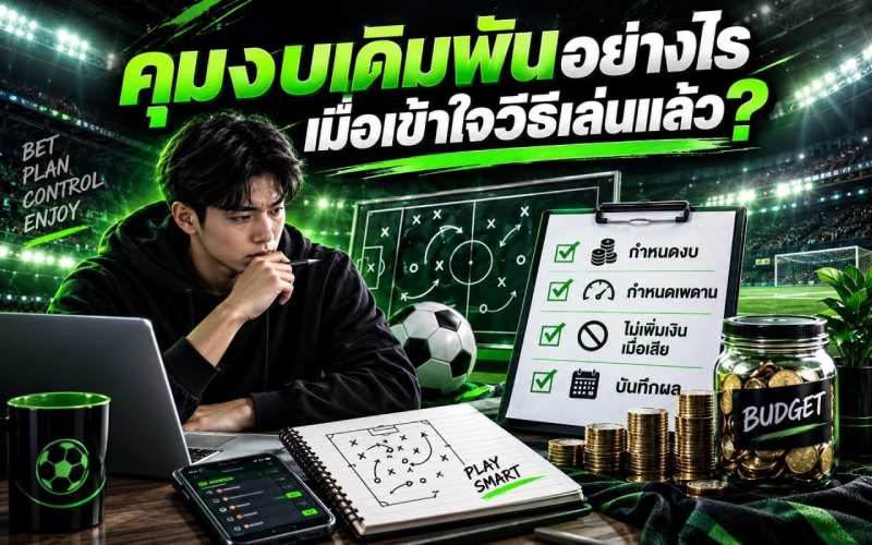 วิธีคุมงบเดิมพันฟุตบอล