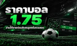 ราคาบอล 1.75 อ่านให้ขาด เข้าใจลูกครึ่งควบสอง